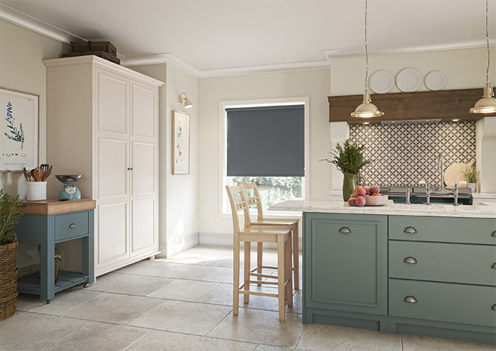 Trapani (Blackout), Chambray - Roller Blind - Image 7